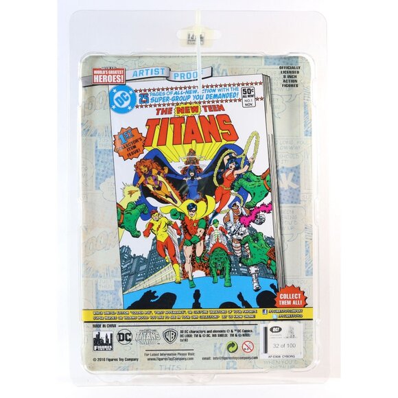 The New Teen Titans CYBORG Greatest Heroes 8" Artist Proof SIGNED - Picture 4 of 8
